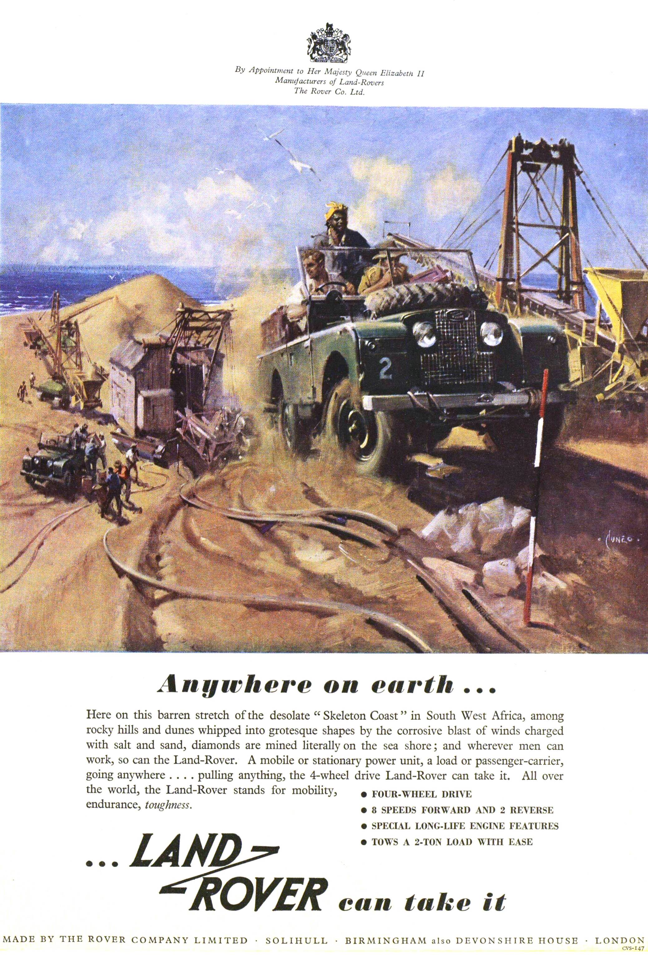 Land Rover 1955 Color Chart Land Rover