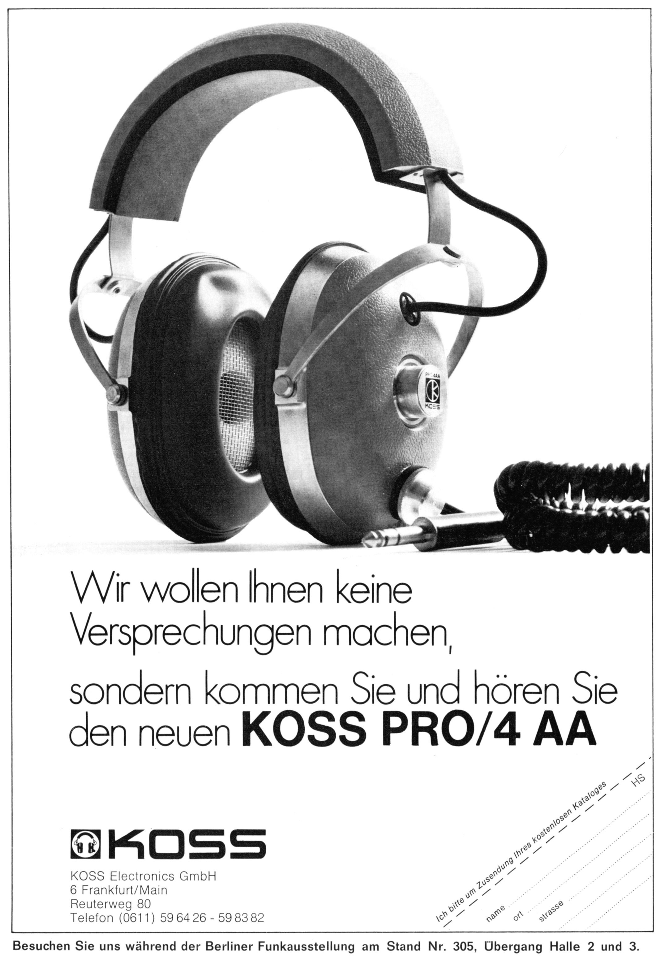 Recabling Koss Koss